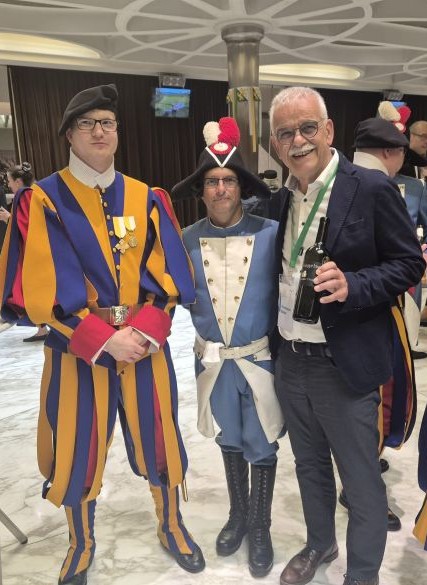 Markus mit dem Engelwy und der Schweizergarde