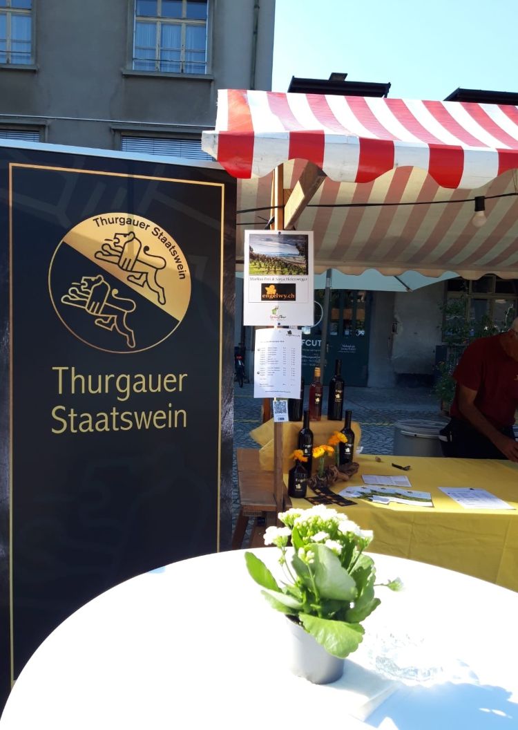Auch die beiden Thurgauer Staatsweine 2025 haben wir ausgeschenkt