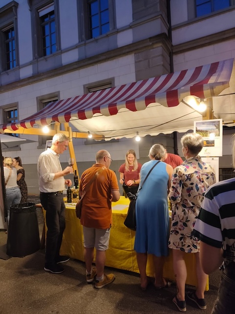 Sehr gemütliche Stimmung an unserem Stand