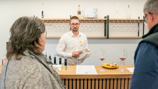 Cedric Berberat in der Degustation