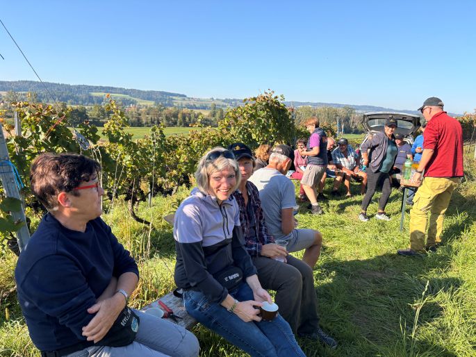 Unser Wümmer-Team in der Pause