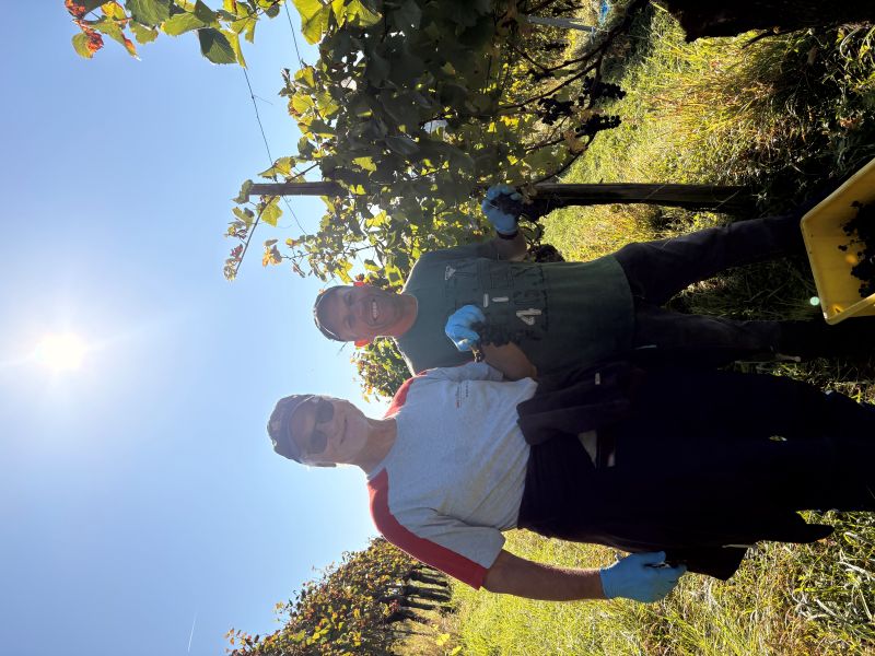 Rolf und Albert geniessen die Sonne