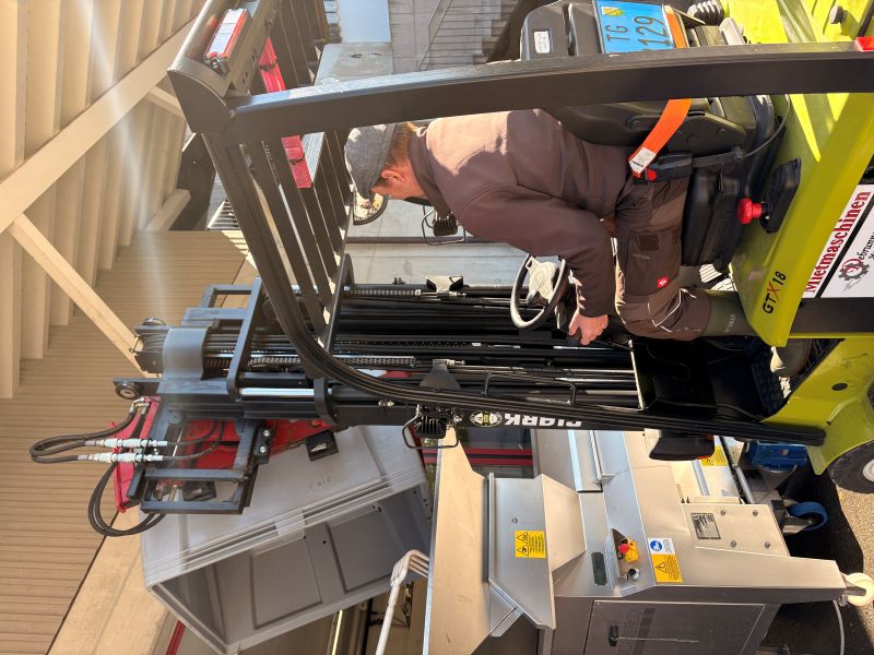 Oliver bei der Arbeit