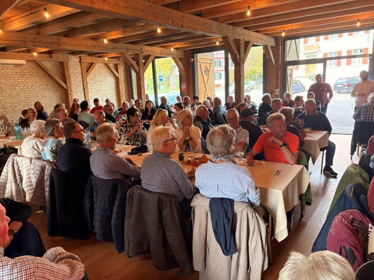 Unsere Gäste hören gespannt zu