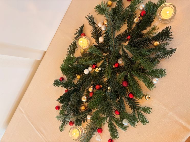 Eine einfache, aber wunderschöne uns stimmungsvolle Weihnachtsdeko