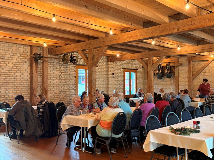 ...und in der Engelschüür konnte ein feines Fondue genossen werden