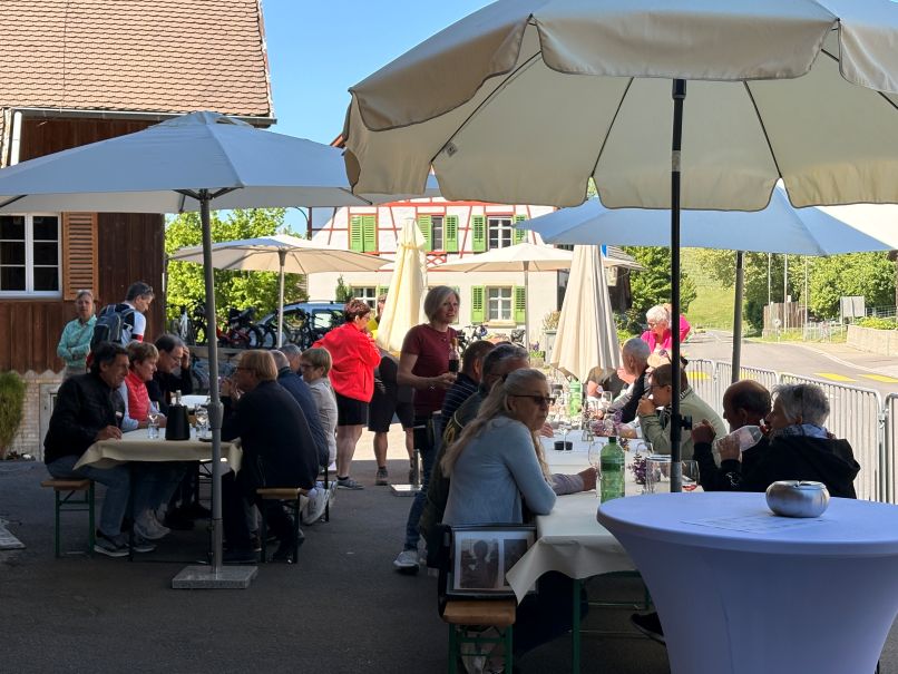 wunderschönes Wetter um draussen zu sitzen :-)