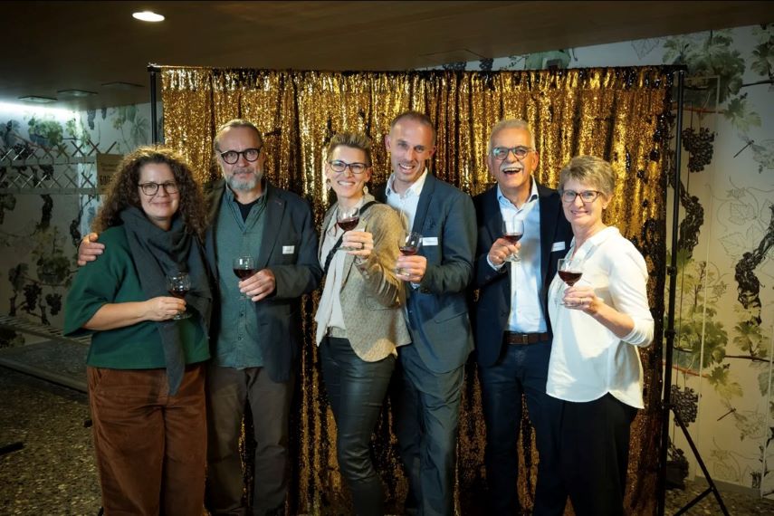 Sonja und Markus mit dem Weingut Burkhart und dem Weingut Broger