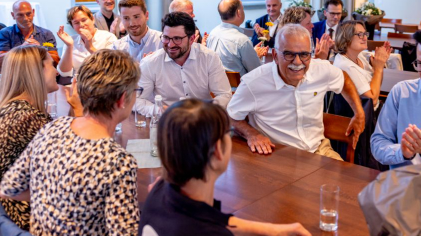 Riesige Freude, als es hiess, dass der Müller Thurgau gewonnen hat :-) Riesige Freude, als es hiess, dass der Müller Thurgau gewonnen hat :-)